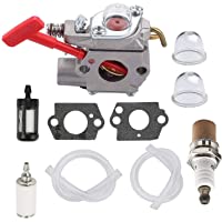Hippotech Carburador para Walbro WT-458 WT-220 WT-318 WT-318X para Homelite 07256B para recortadoras de Hilo Ultra 25CC…